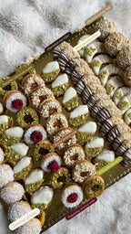 Pistachio cookie tray